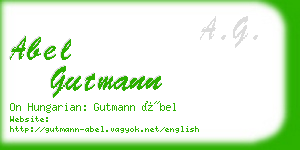 abel gutmann business card